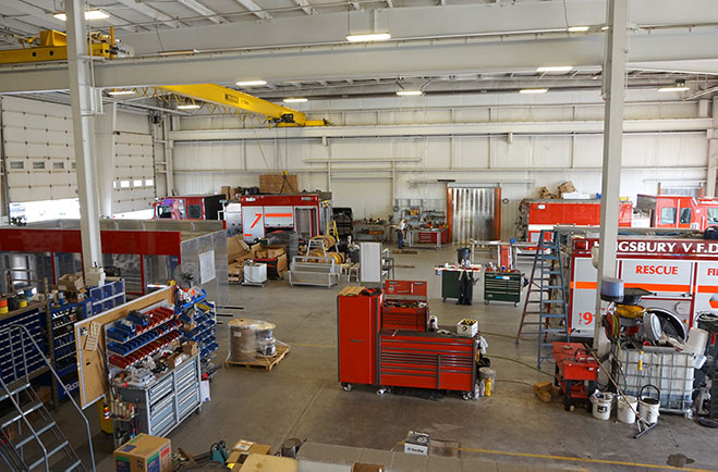 A picture of our shop floor.